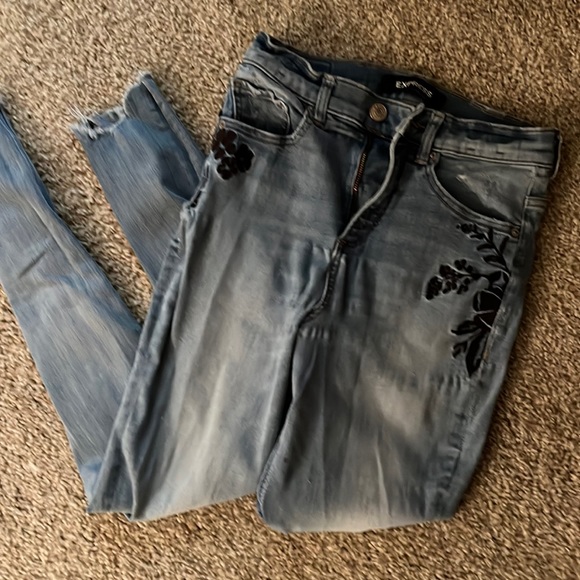 Embroidered jeans - Picture 1 of 4